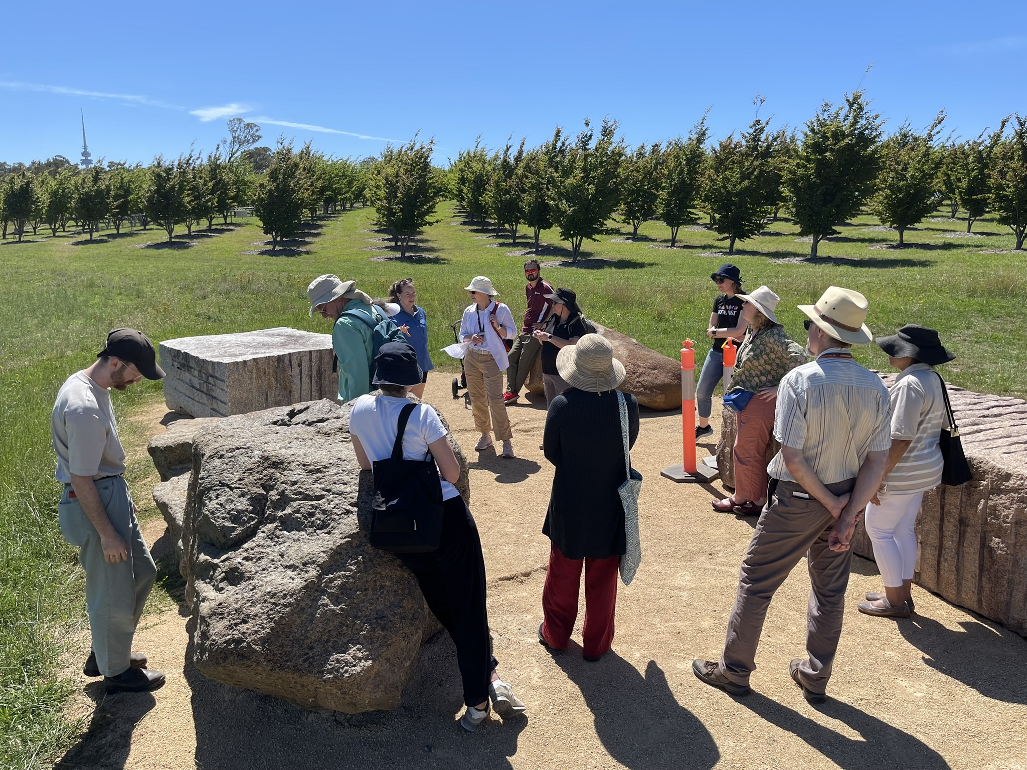 Exploring ideas: Educators visit the National Rock Garden